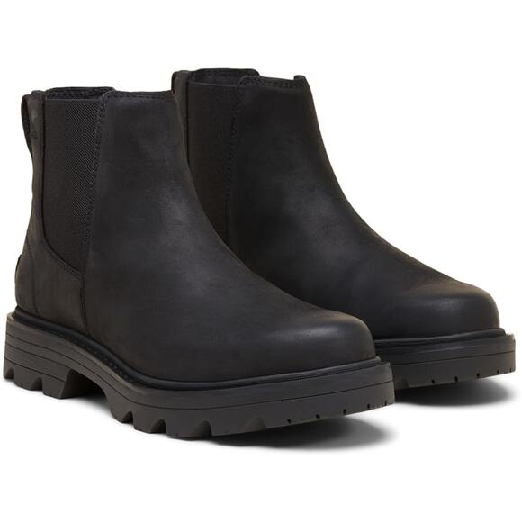 NWT Sorel Women's Revel RD Chelsea Waterproof Boot, Black-SZ 10.5 - Picture 2 of 6